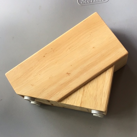 6 STEAK KNIFE WOODEN BLOCK - Picture 2 of 9